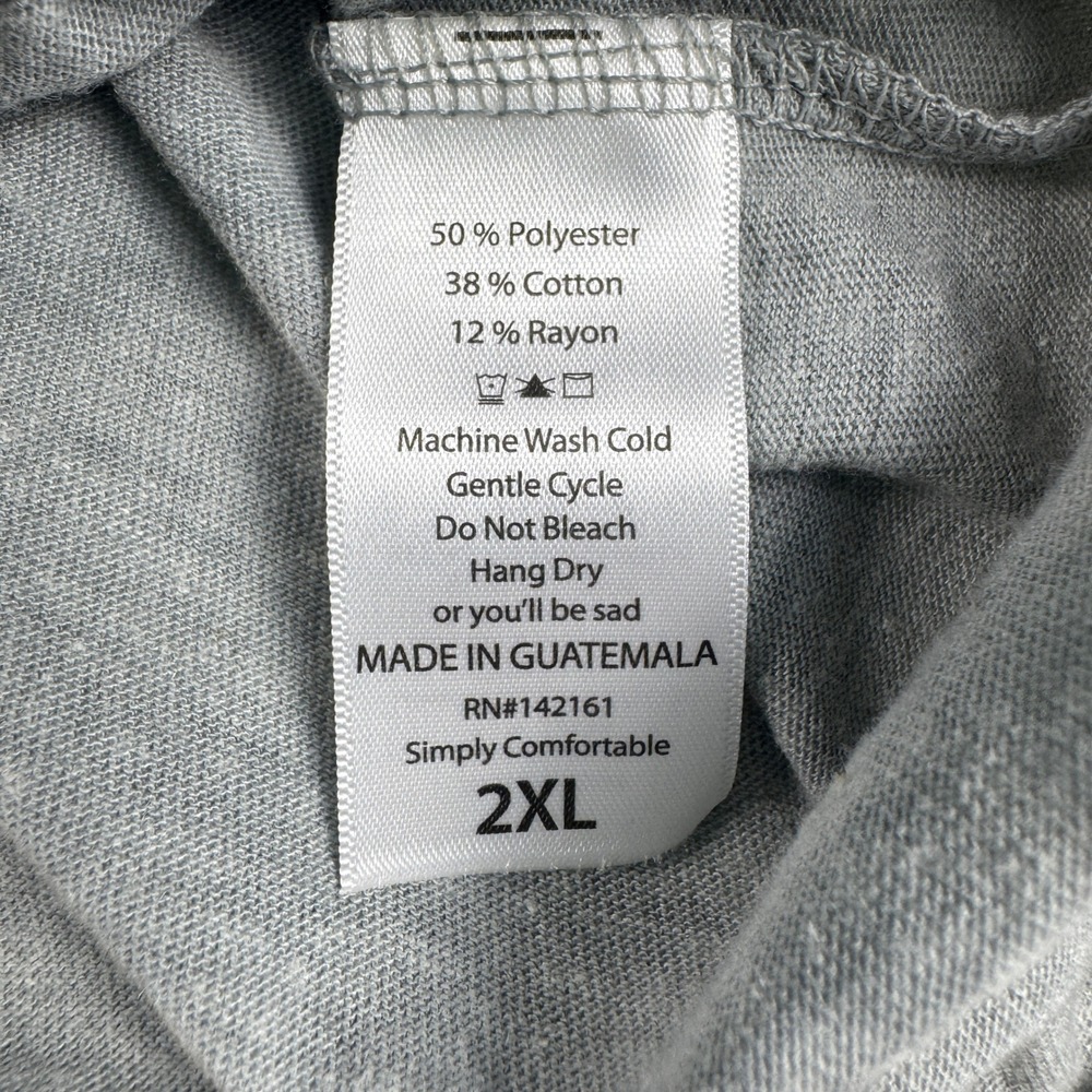 LuLaRoe Randy 2XL Gray Raglan Baseball Tee Multi-Color Geometric Pattern NWT - Picture 7 of 12
